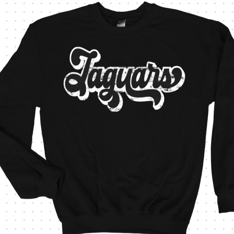 Vintage Jaguars Black Crew Main Image