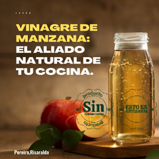 Vinagre de manzana x 500 ml