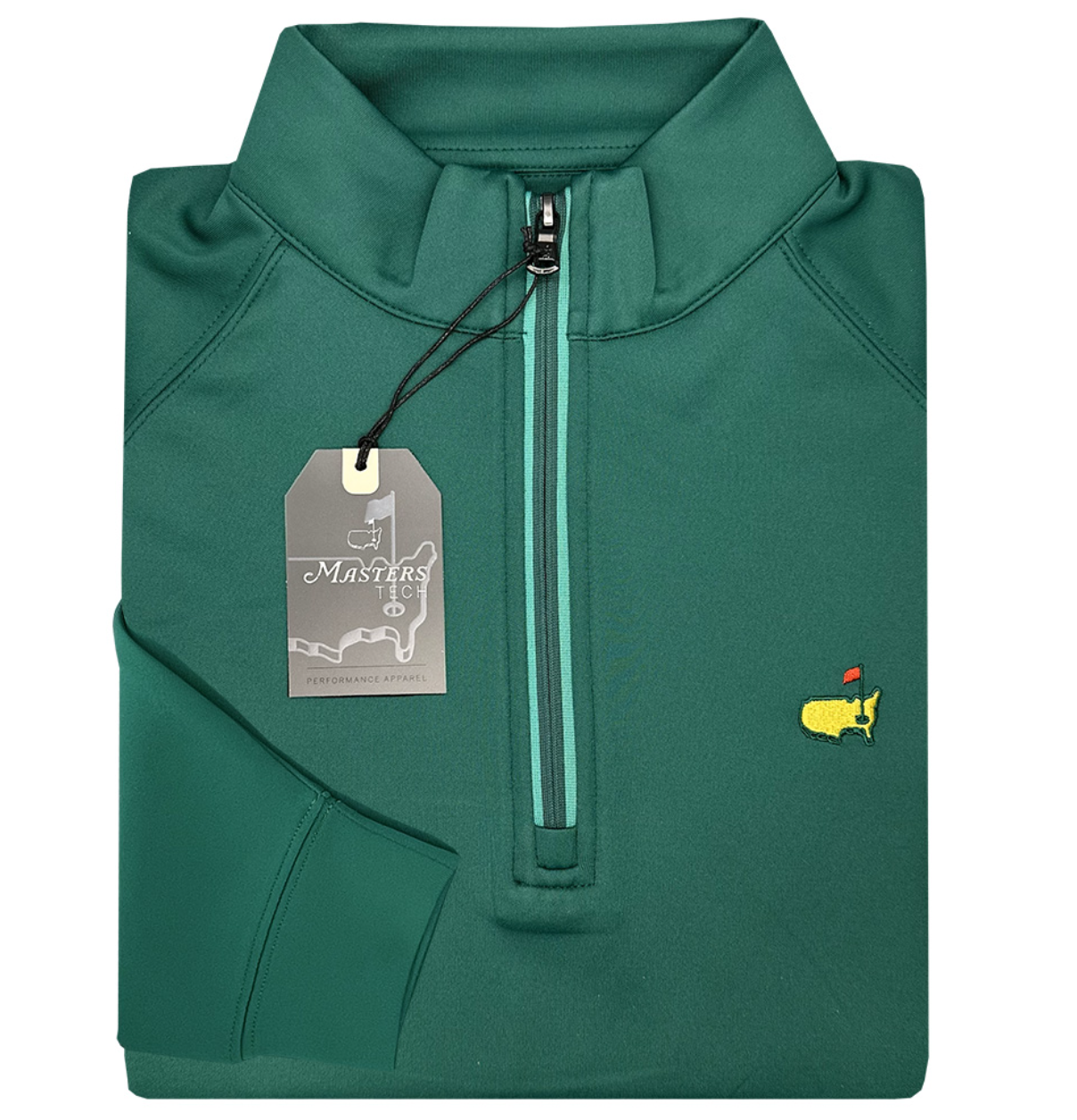 2024 Masters Tech 1/4 Zip - Green Main Image