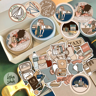 Travel 100 Journaling Stickers - Thumbnail 3