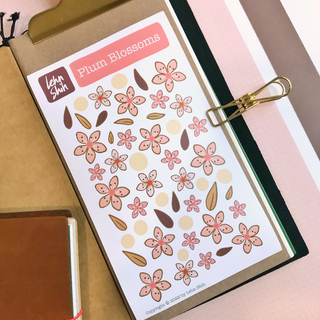 Sticker Sheet - Plum Blossoms ’22 ed.