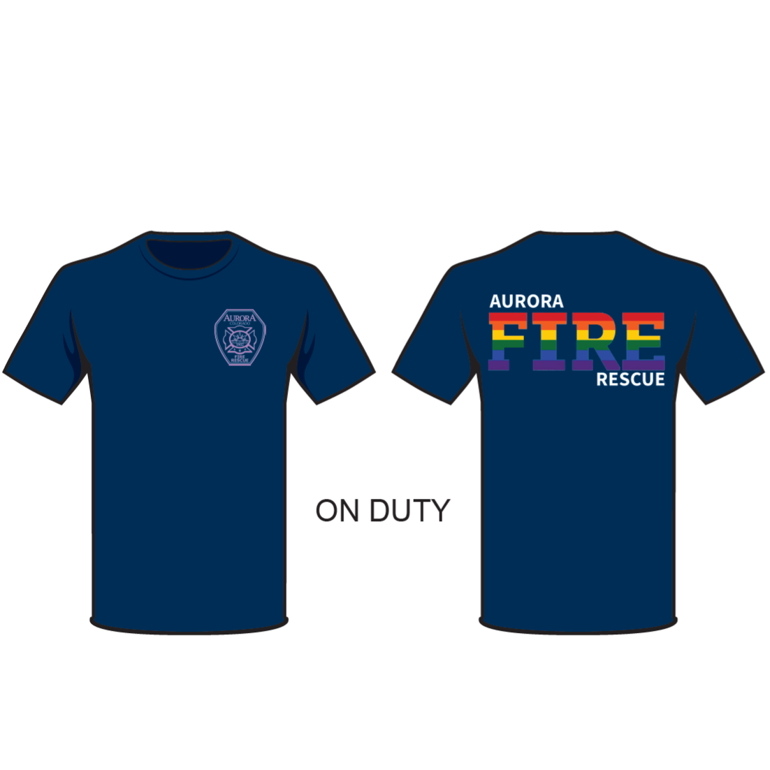 Soft Style Navy Blue T-Shirt (Add $2 for XXL and Larger)