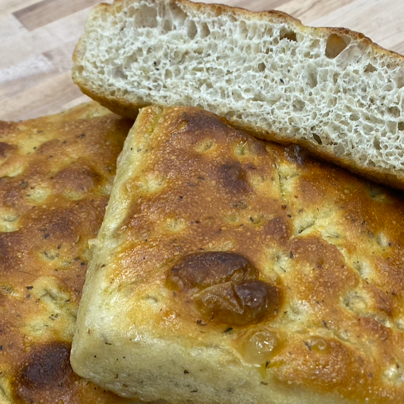 Olive Oil & Sea Salt Focaccia