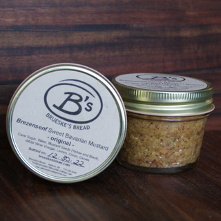 Brezensenf Sweet Bavarian Mustard -- Original Small Jar