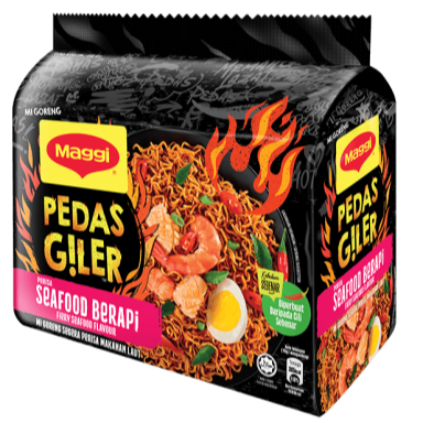 Maggi Pedas Giler Seafood Berapi 