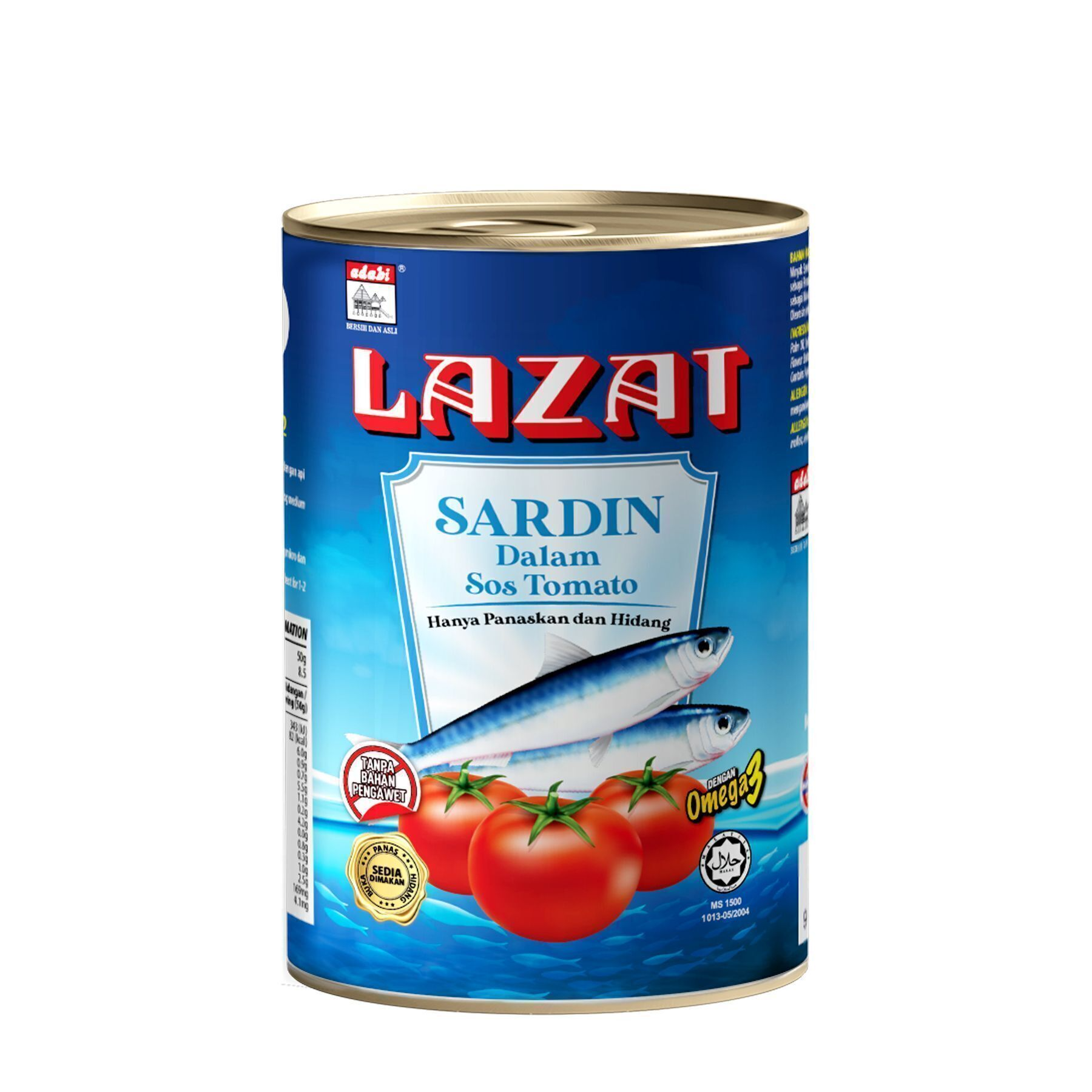 Lazat Sardin Sos Tomato 
