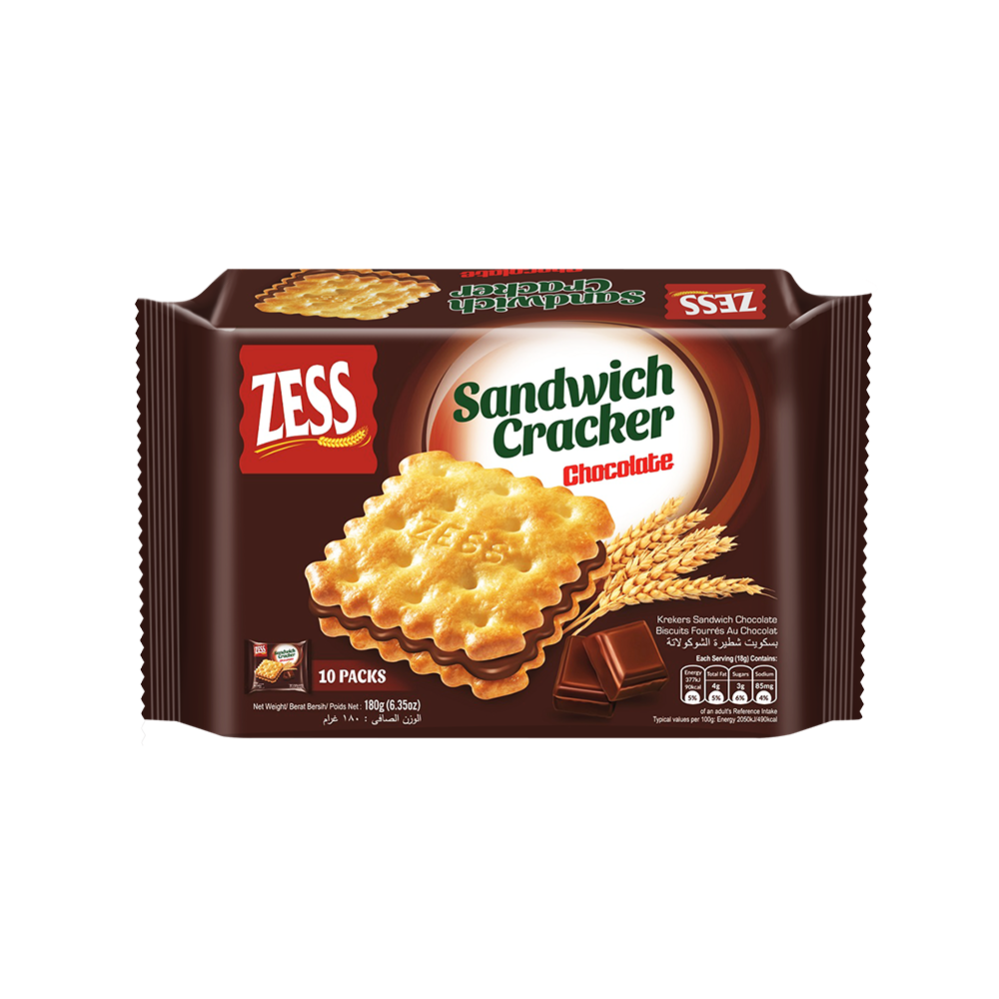 Zess Sandwich Cracker Chocolate