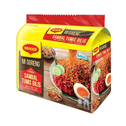 Maggi Mi Goreng Sambal Tumis Bilis