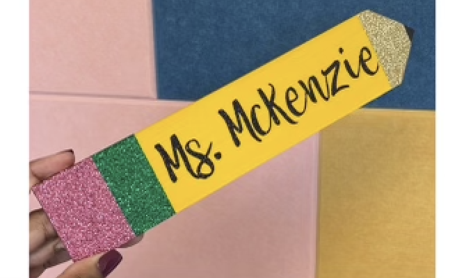 Custom Teacher Appreciation Pencil 