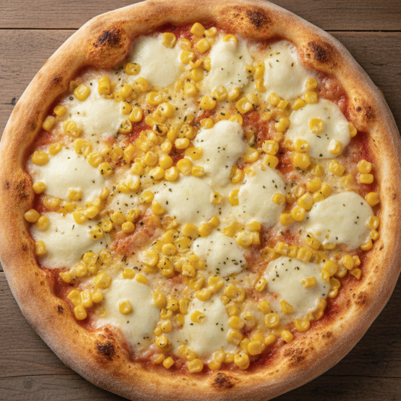 Sweet Corn pizza 