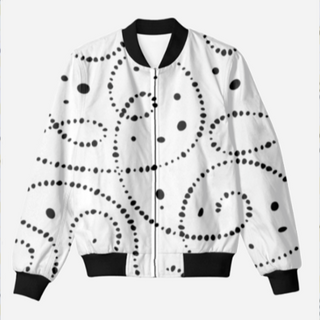 Doted line Bomber jacket 