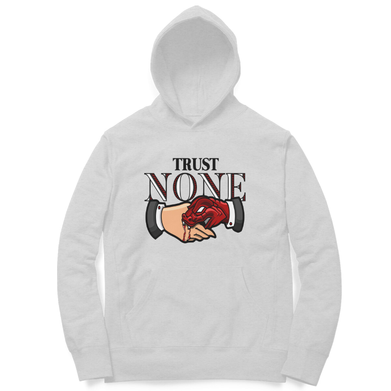 Trust None Unisex Hoodie Main Image