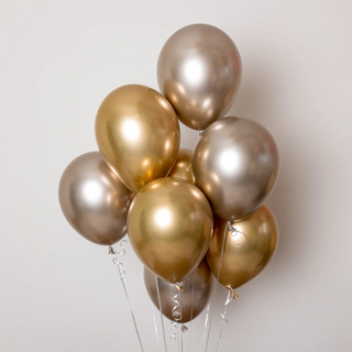 Extra Helium Balloons – Chrome / Metallic
