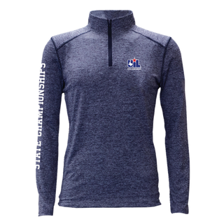 UIL State Championship  Active 1/4 Zip Pullover Heather Navy