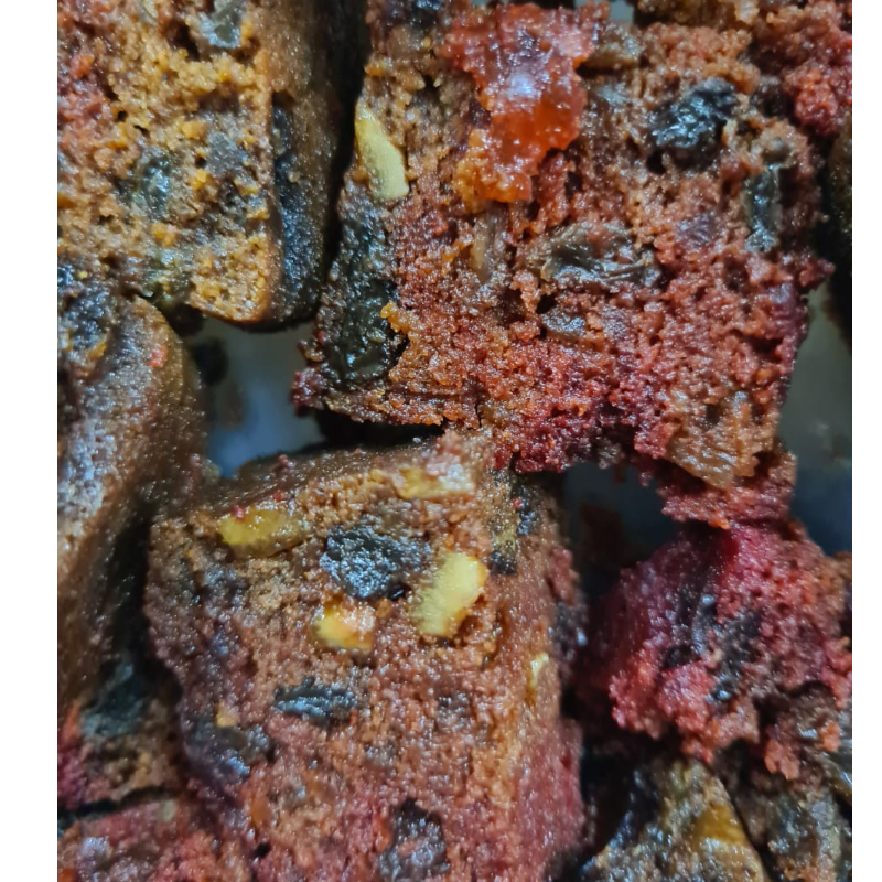 Caribbean Rum Chocolate Rich Fruit Cake (Rum & Brandy) Main Image