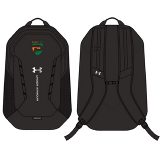 UA Hustle 6.0 Team Backpack- Logo avant