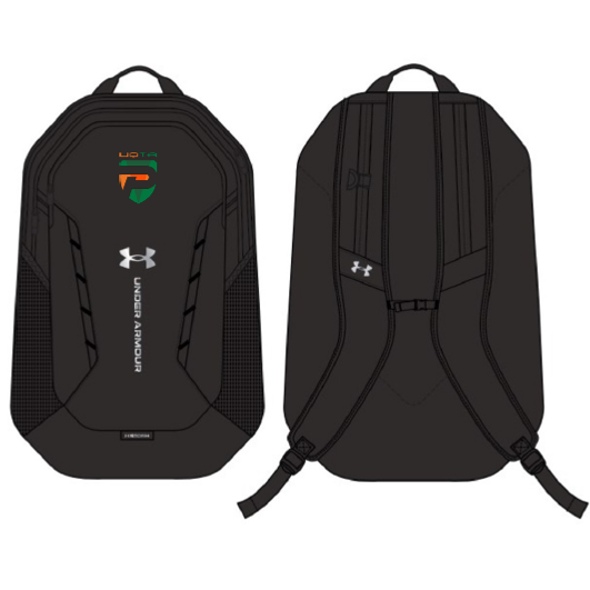 UA Hustle 6.0 Team Backpack- Logo avant