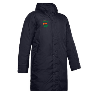 UA M's Strm Ins Bench coat- Noir- Logo coeur