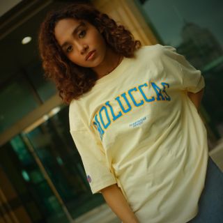 Moluccas Cream Blue Yellow