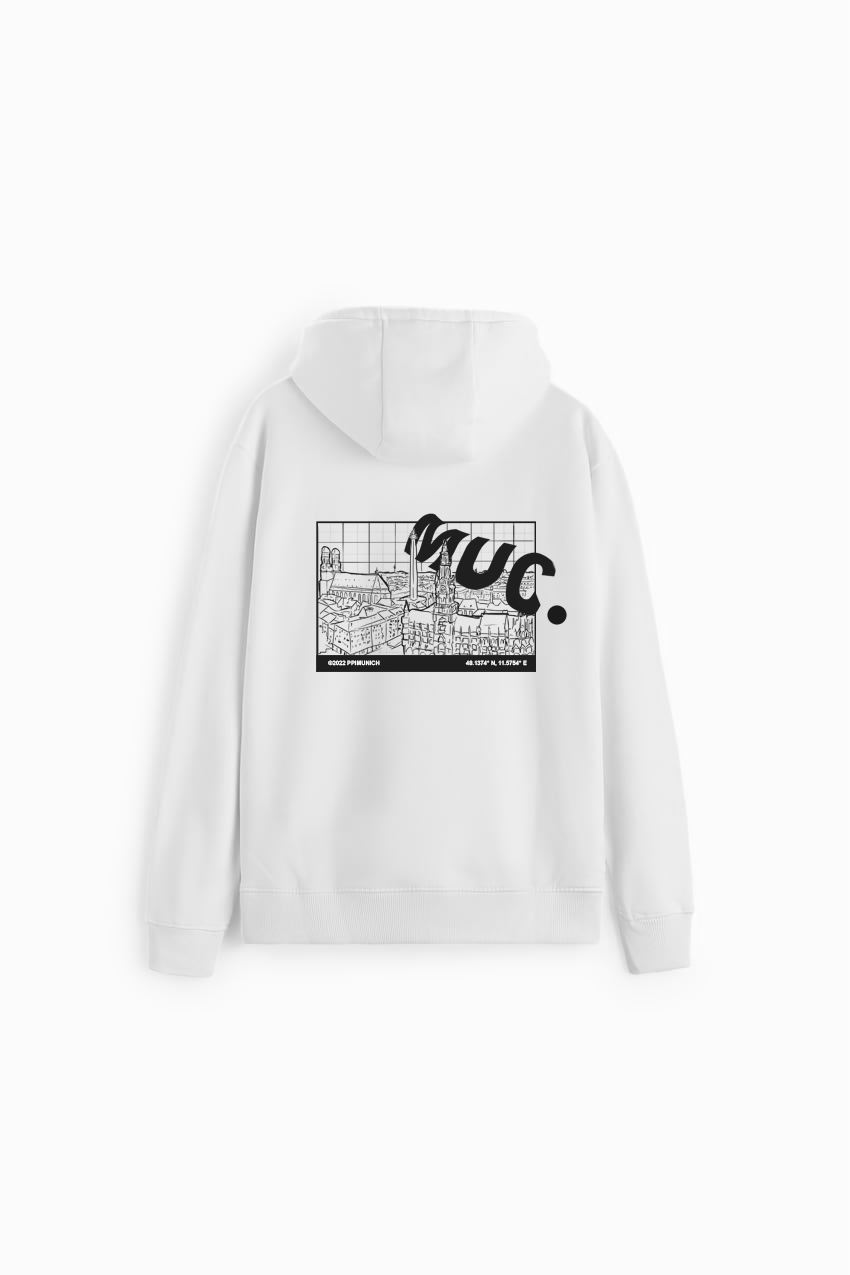 Design 2 Hoodie White Main Image