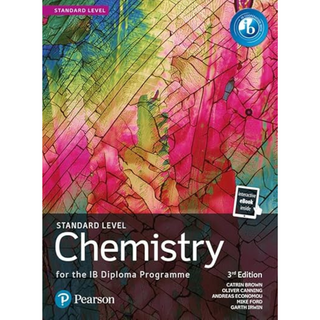 [SL] Pearson Chemistry for the IB Diploma Standard Level ISBN:9781292427690
