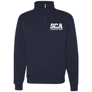 NAVY Quarter-Zip Sweatshirt