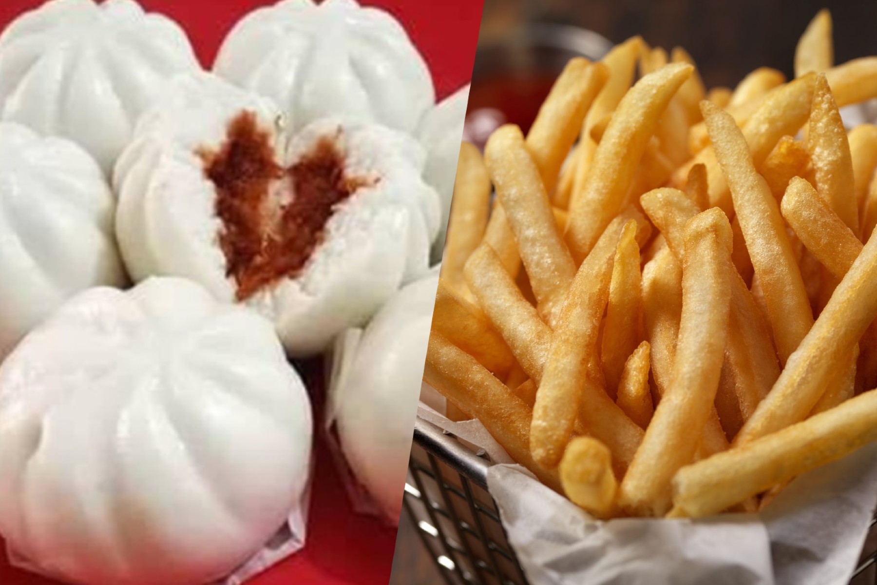 Bundle 2: Long French Fries & Mini Asado Siopao Main Image