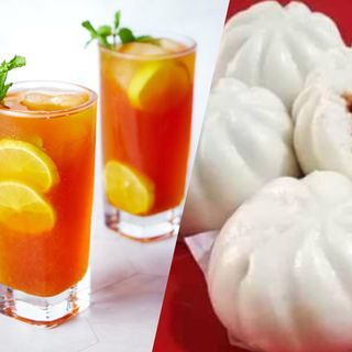 Bundle 4: Mini Asado Siopao and Iced Tea