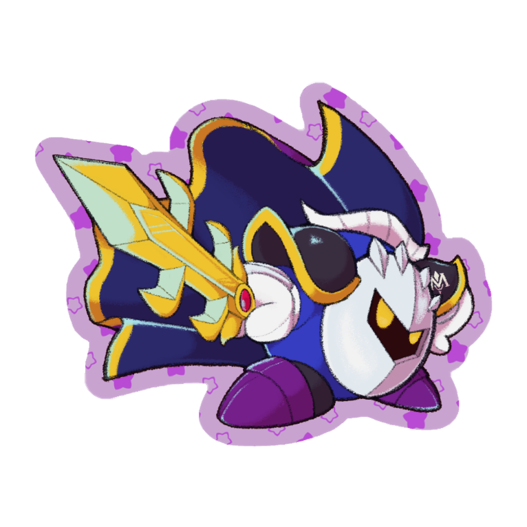 Meta Knight (Purple borders)
