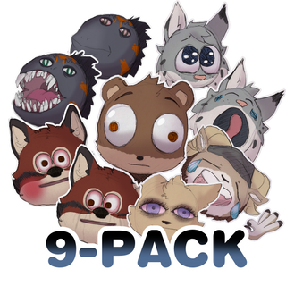 Cursed Echo Sticker Pack (x9)