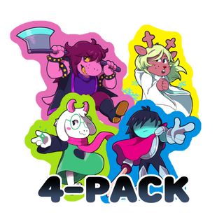 Deltarune Fun Gang Pack (x4)