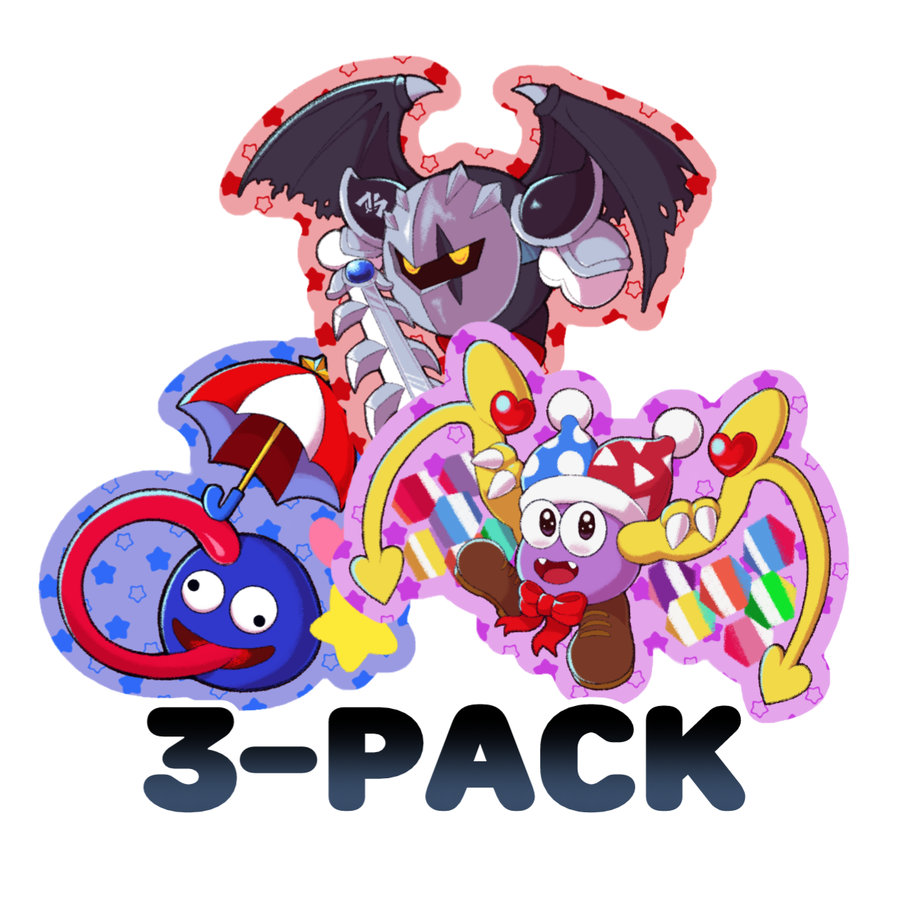 Kirby Floating Foes and Friends Pack (x3)