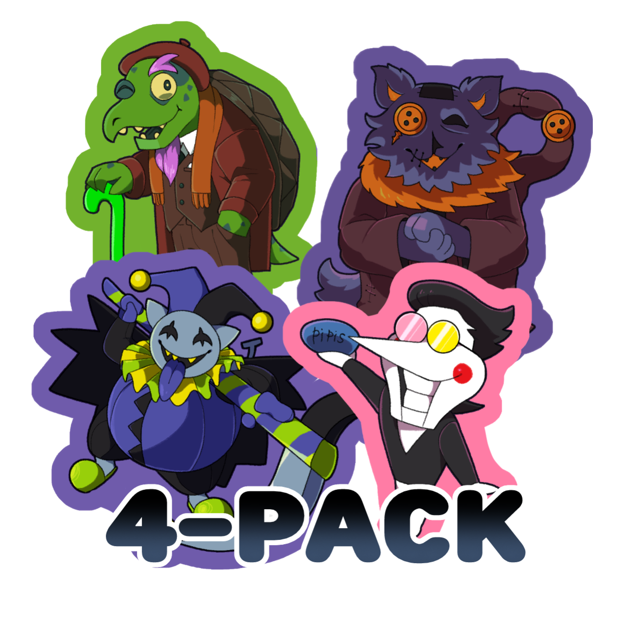 Deltarune Freedom Pack (x4)