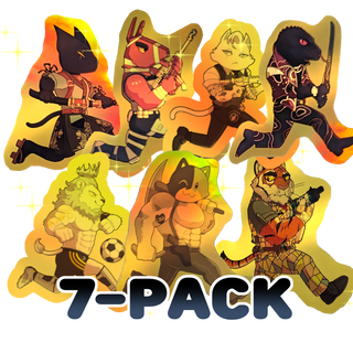 HOLOGRAPHIC STICKERS!