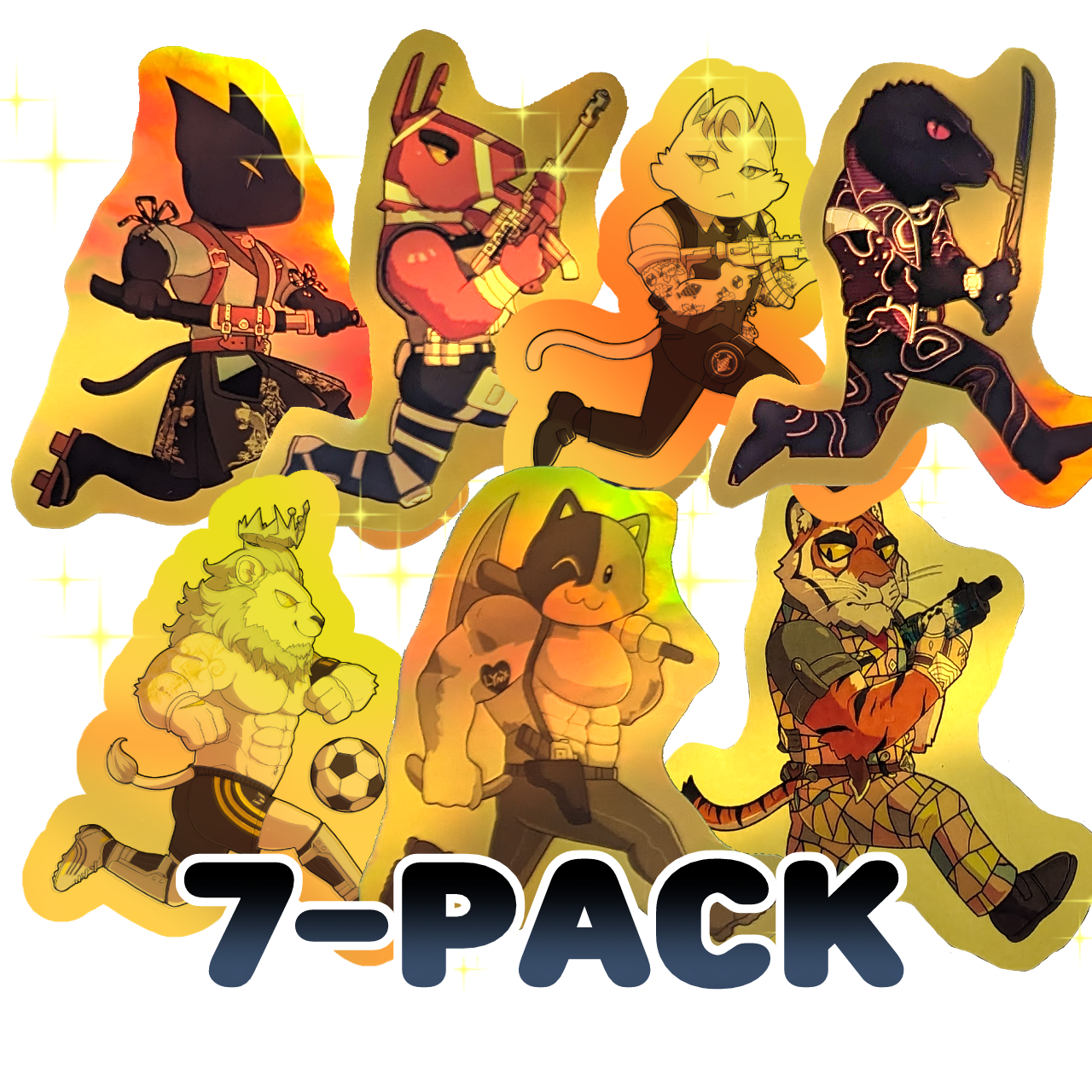 Fortnite Gold Deluge Pack (x7)