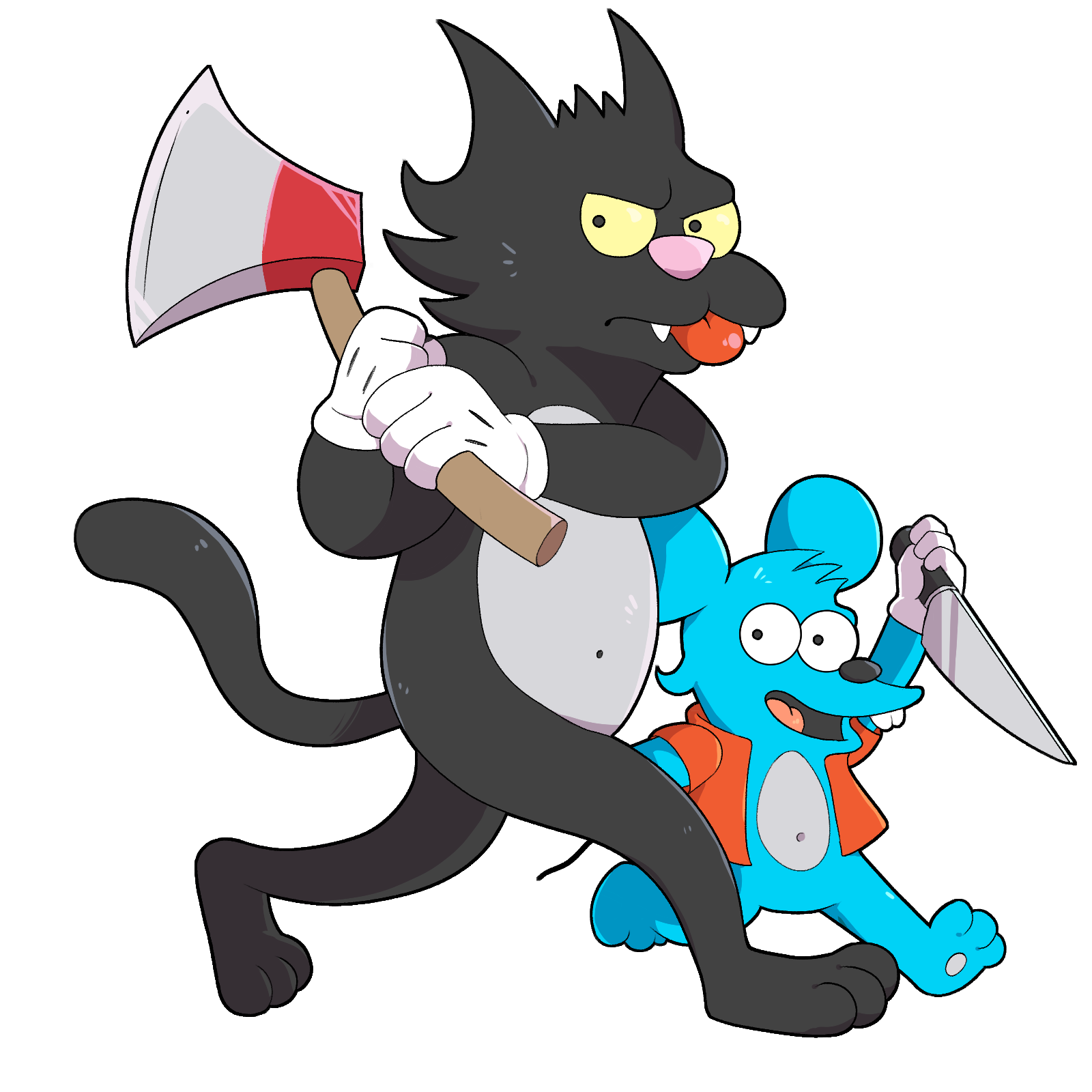 Itchy and Scratchy Sidekick (New!)