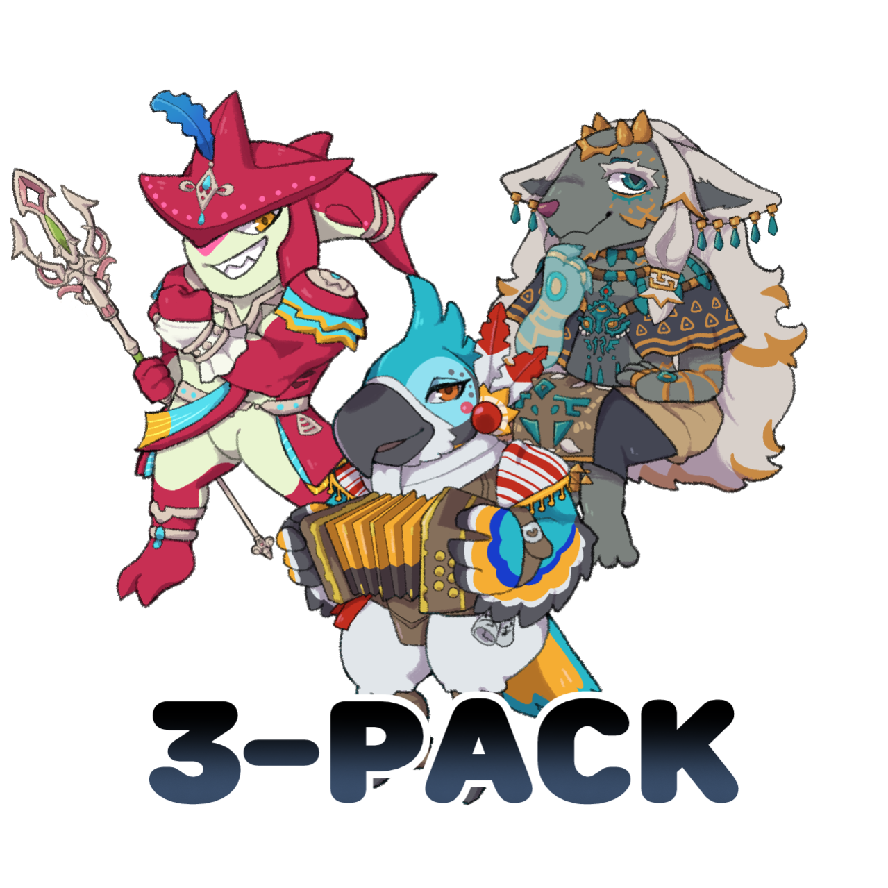 Zelda Pack (x3)