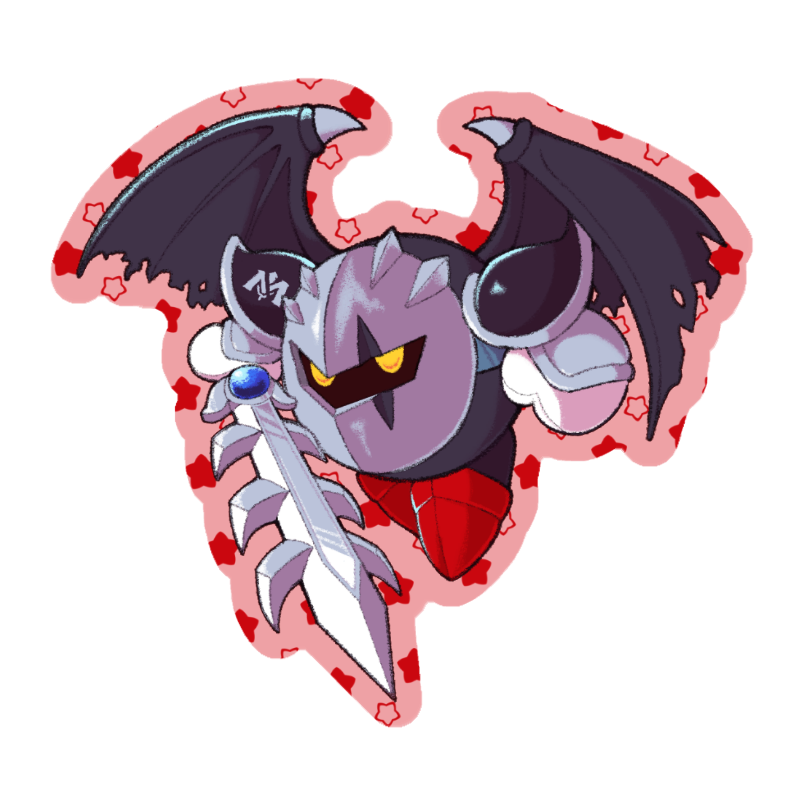 Dark Meta Knight (Red borders)