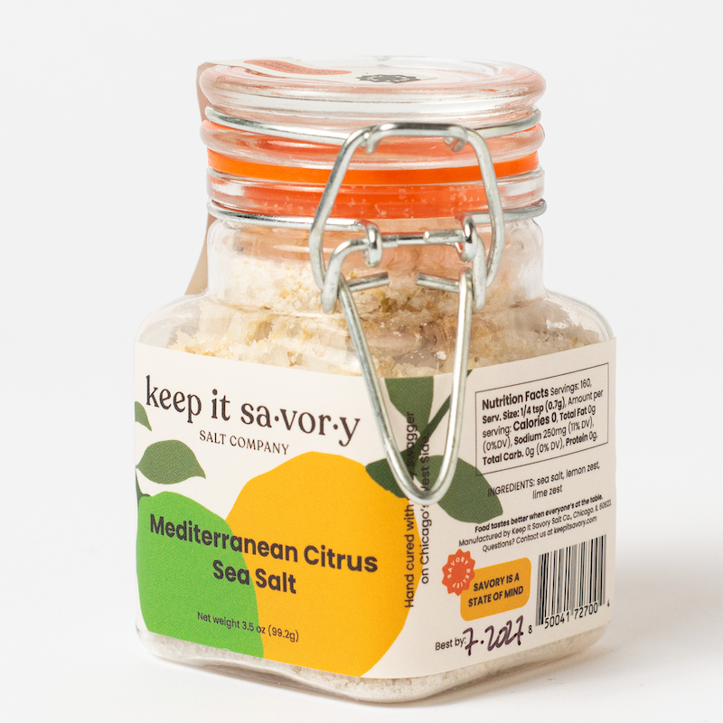 Keep It Savory Salts: Mediterranean Citrus Sea Salt Large Image