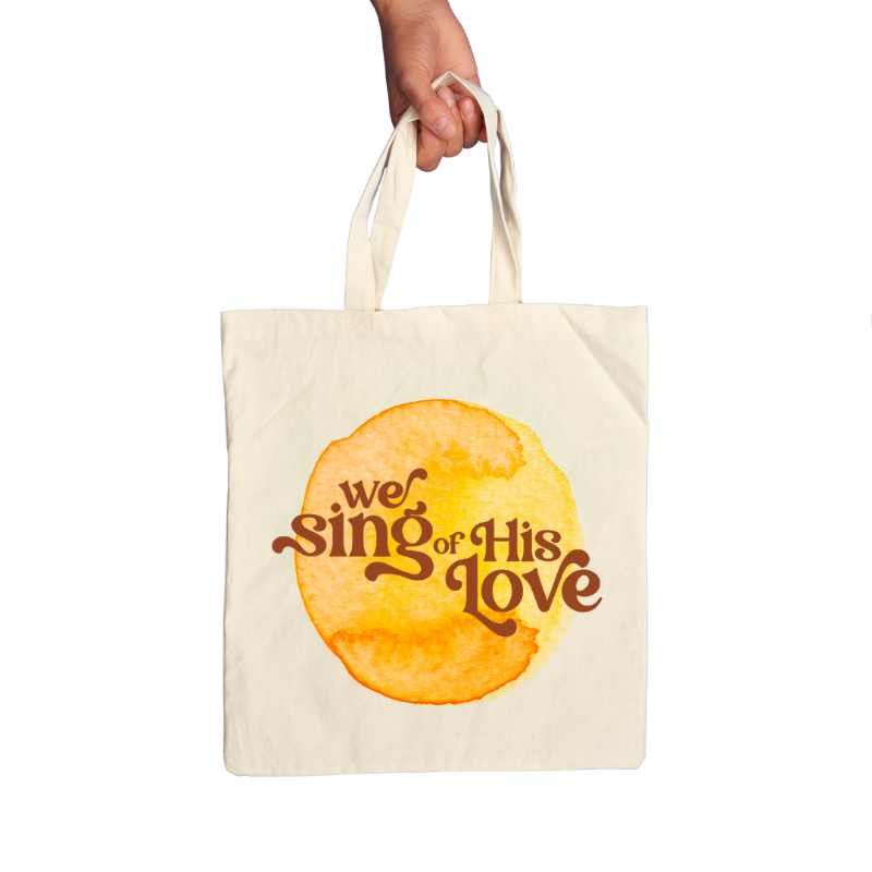 Tote Bag | Light Beige – "We Sing of His Love"