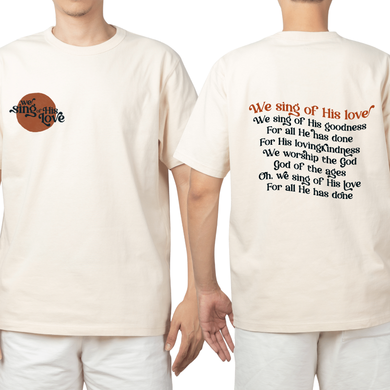 T-shirt | Beige – We Sing of His Love