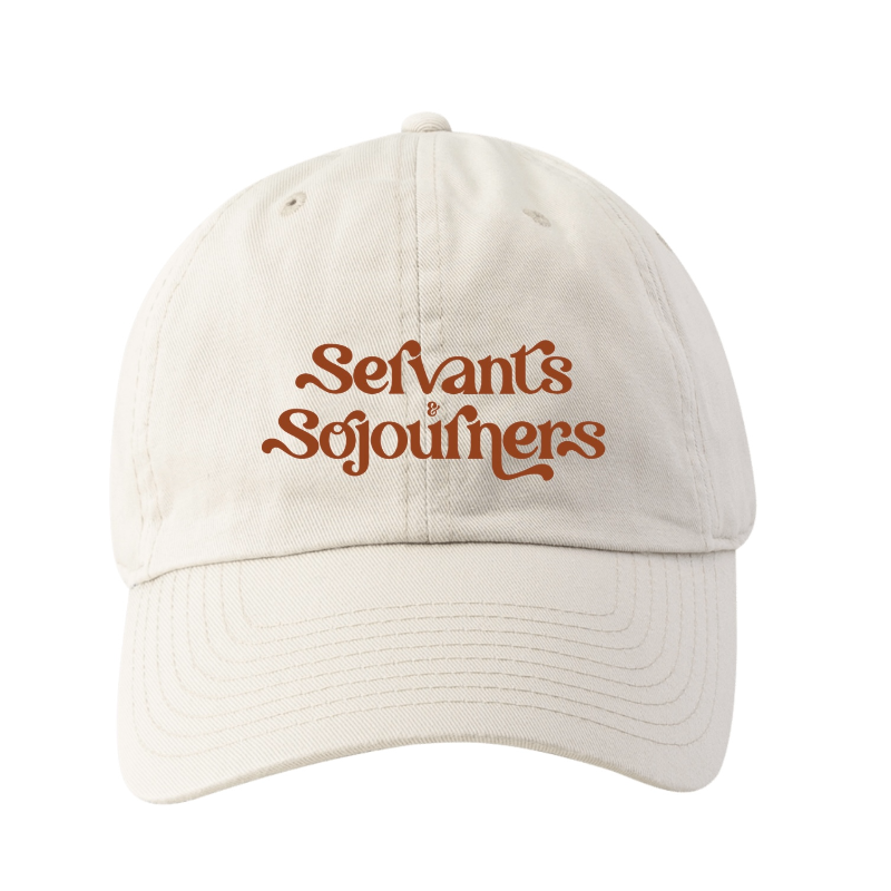 Baseball Cap | Light Beige – "Servants & Sojourners"